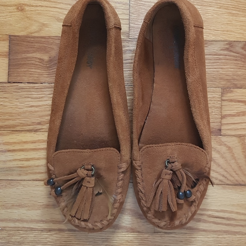Brown Mini Tonka Moccasins